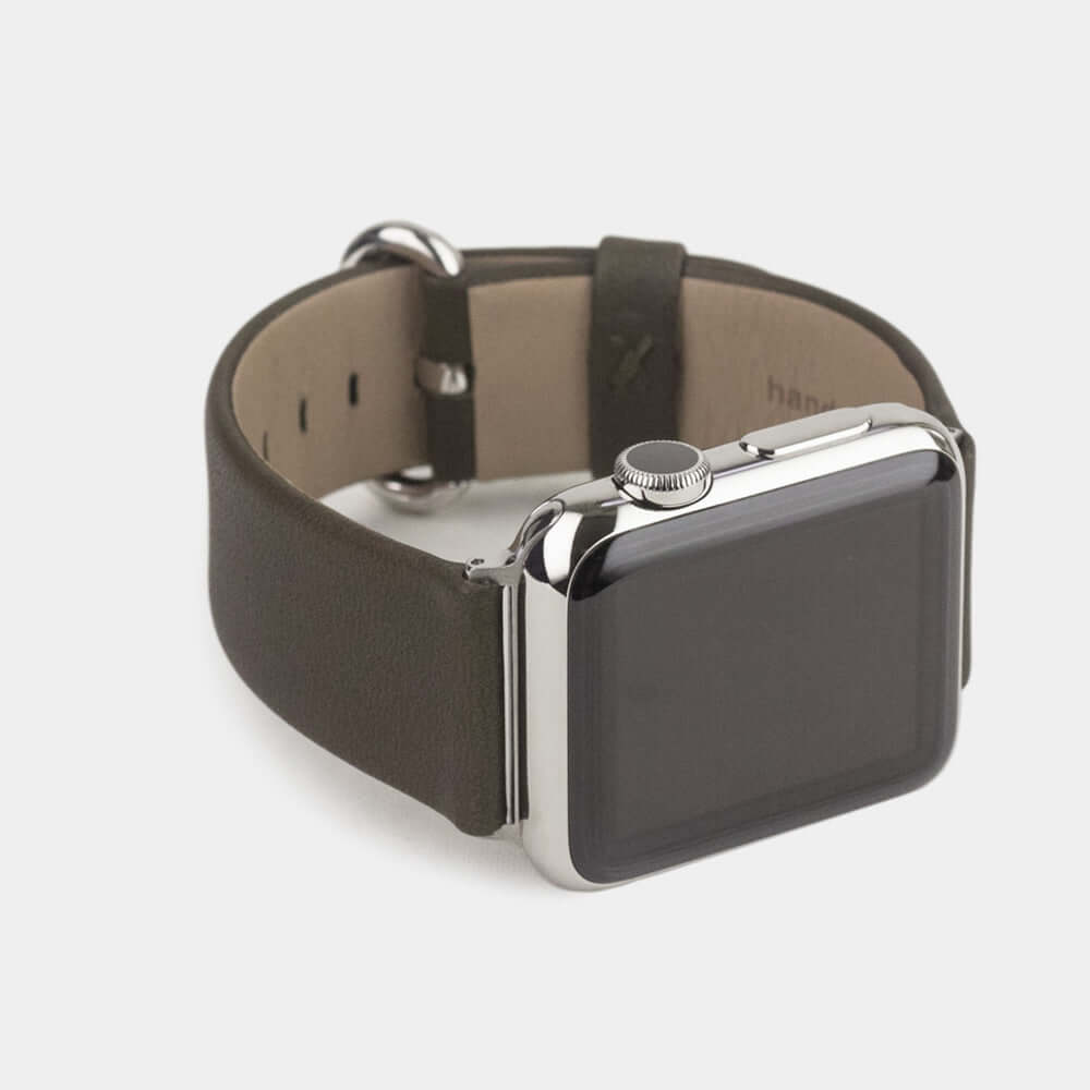 Leather Strap Apple Watch 45/46mm Khaki | Marcel Robert - 3