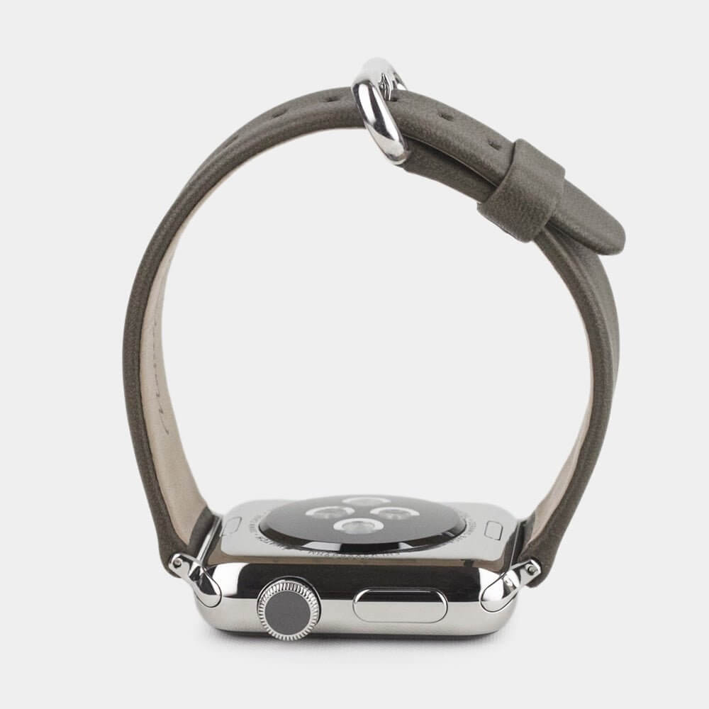 Leather Strap Apple Watch 45/46mm Khaki | Marcel Robert - 1