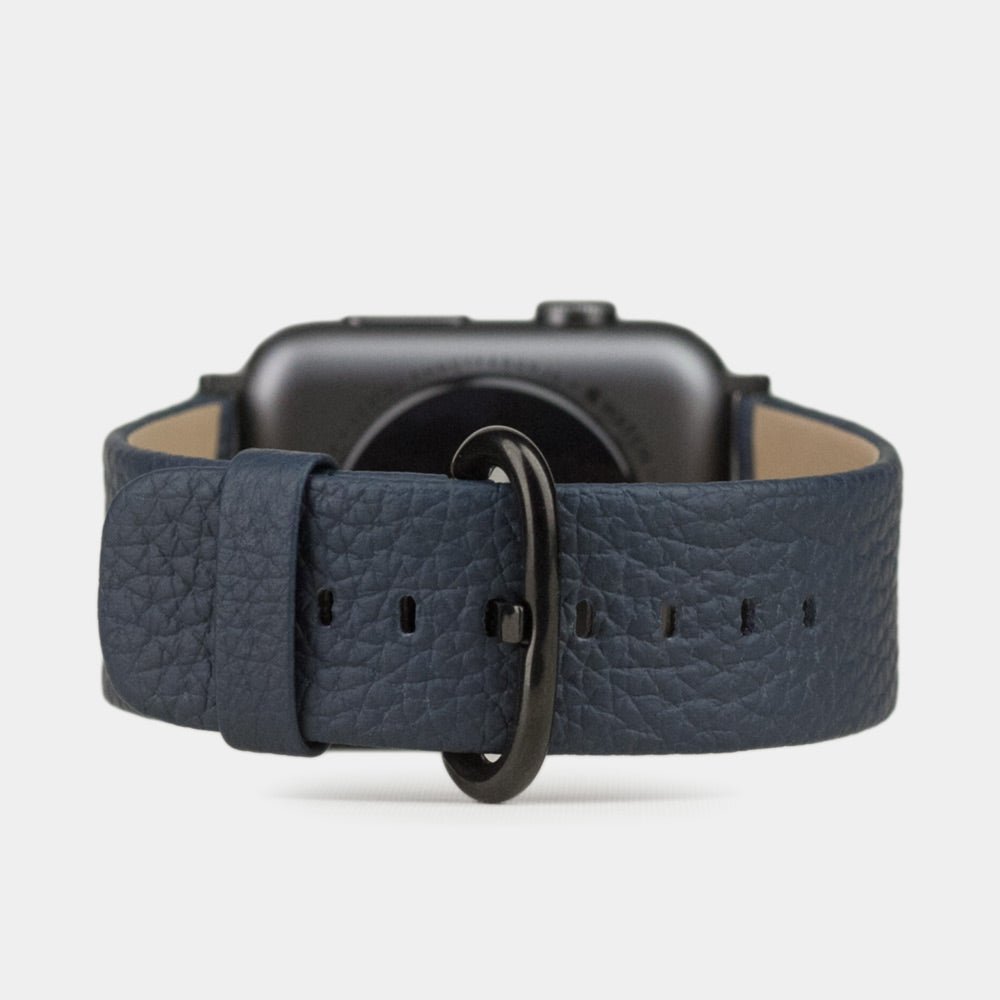 Blue Leather Strap Apple Watch 41/42mm | Marcel Robert - 8