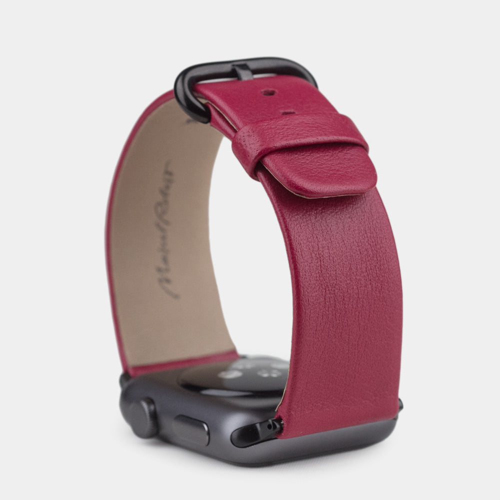strap apple watch 41 / 42mm fushia | Marcel Robert