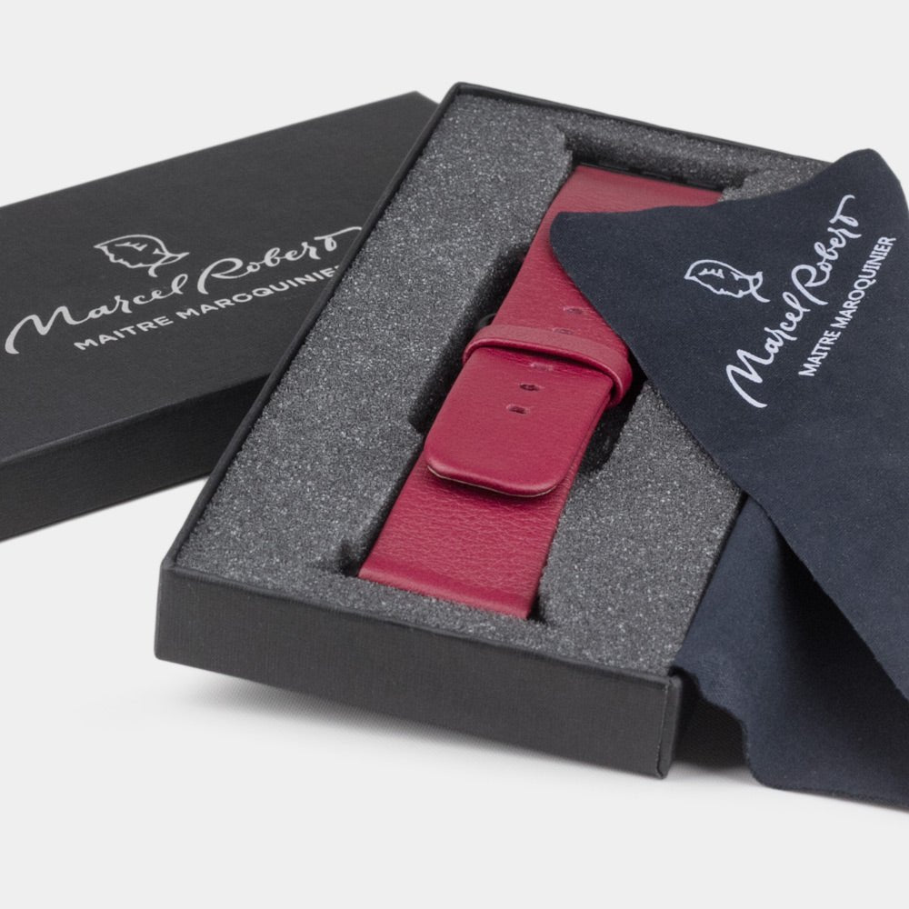 Natural Calfskin Strap Apple Watch 45/46mm | Marcel Robert - 11