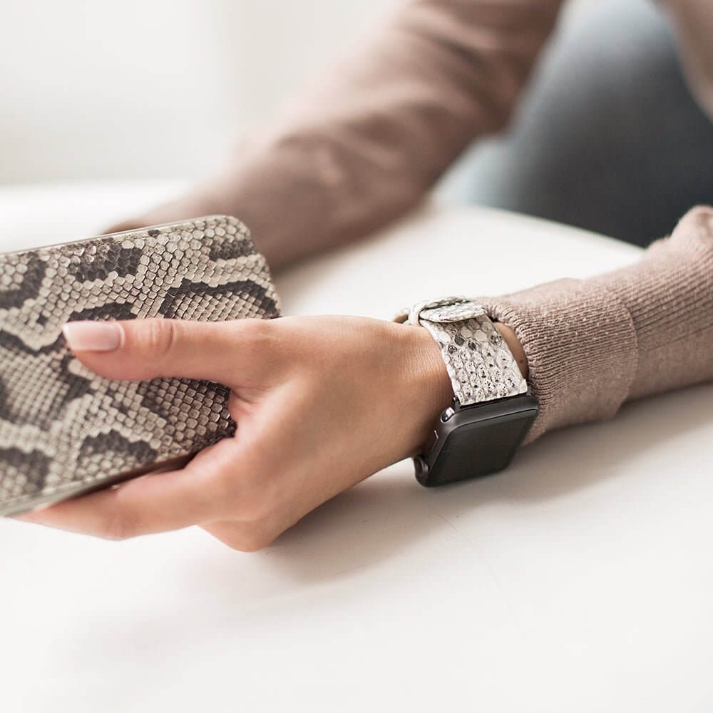 Natural Python Strap Apple Watch 38/40/41mm | Marcel Robert - 6