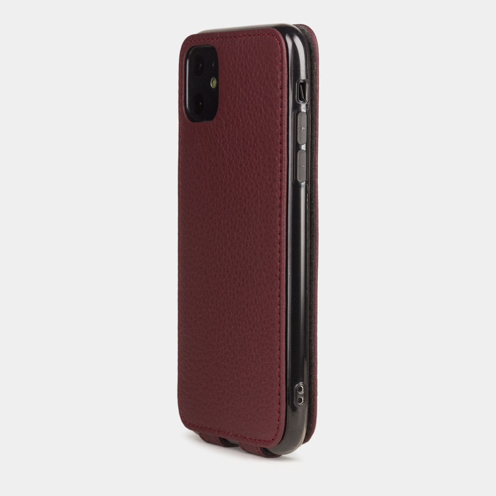 custodia iPhone 11 bordeaux