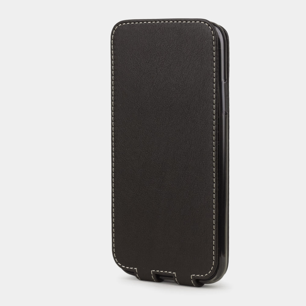 iPhone 11 Handyhülle Braun Kalbsleder – Flip