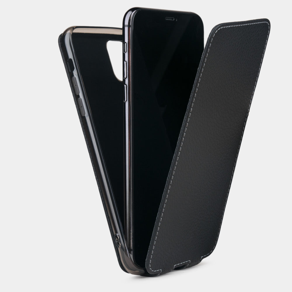 Leather Case iPhone 11 Pro Max Black Mat | Marcel Robert - 4