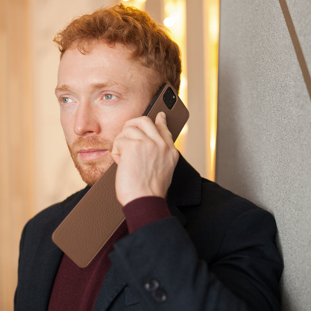 custodia iPhone 11 Pro caffè