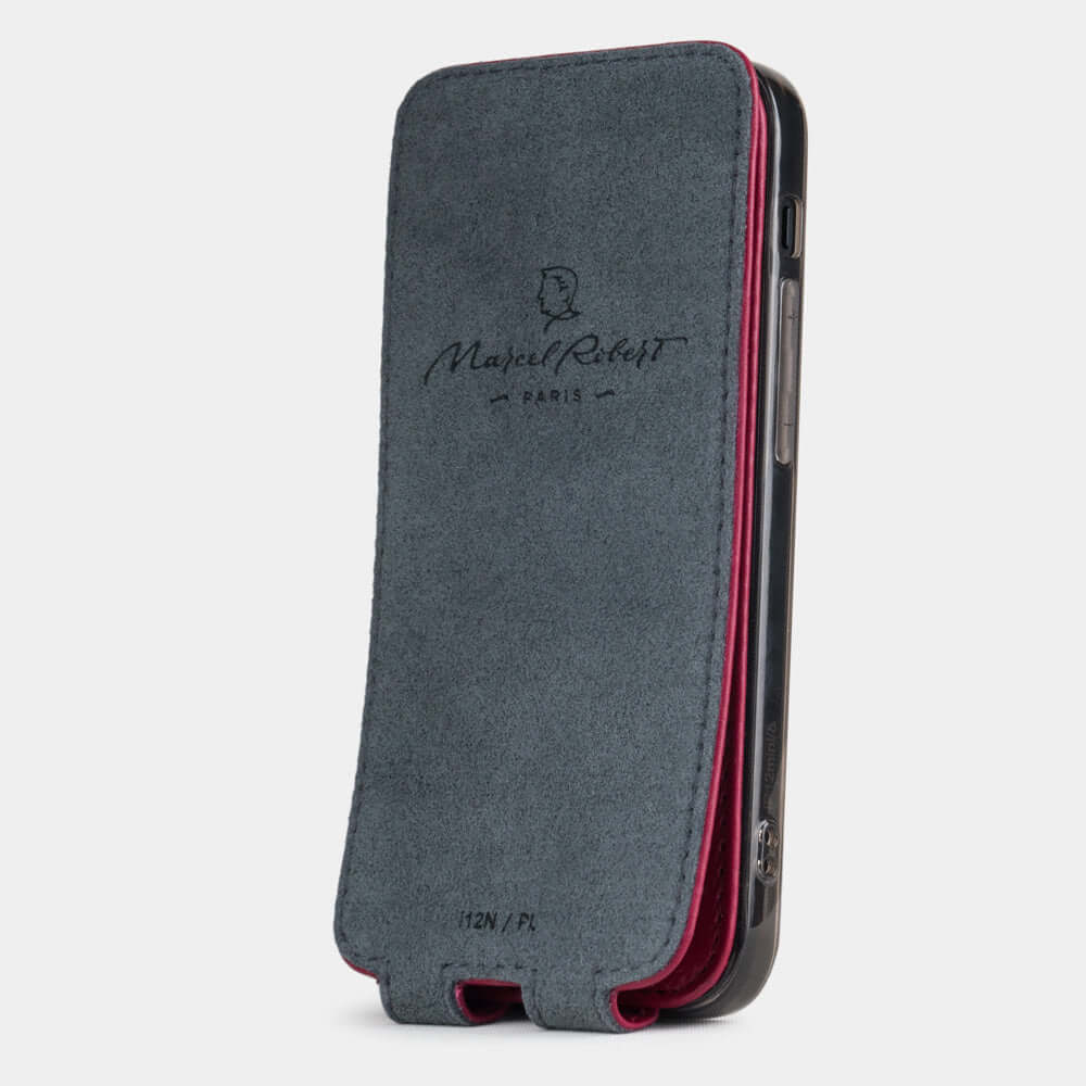 Premium Leather Case iPhone 12 Pro Max Fuchsia | Marcel Robert - 6