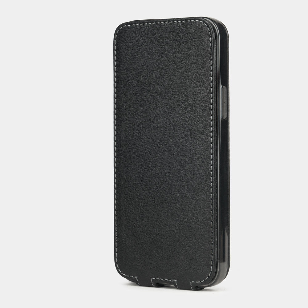 Premium Leather Case iPhone 12 mini Black | Marcel Robert - 2