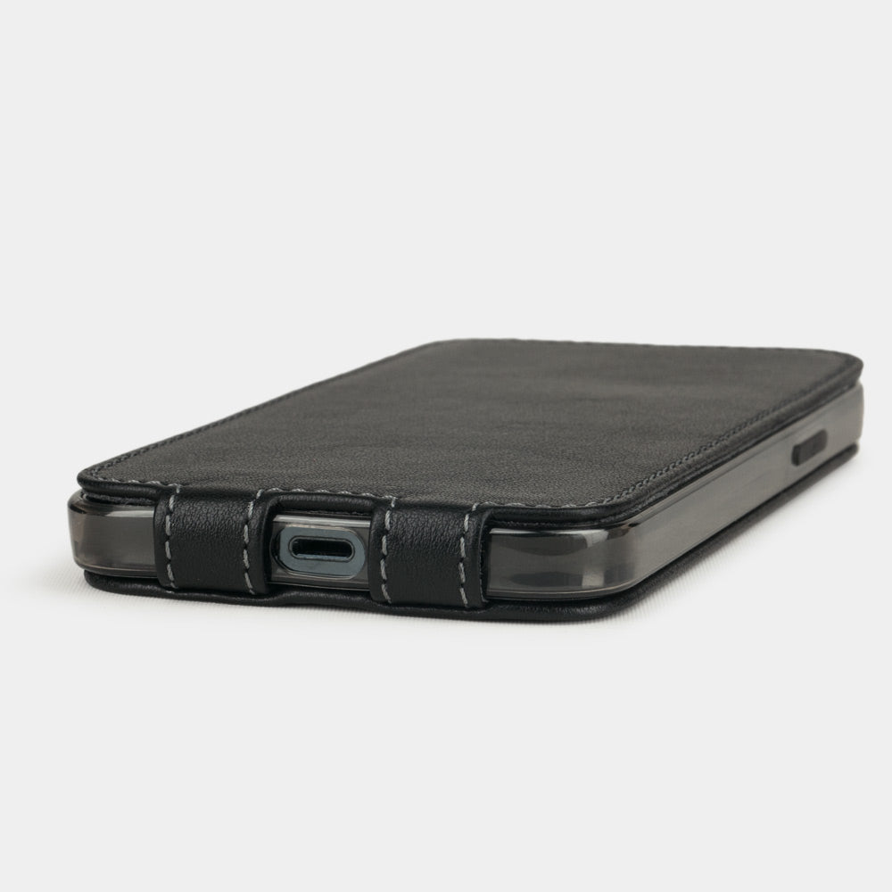 Premium Leather Case iPhone 12 mini Black | Marcel Robert - 3