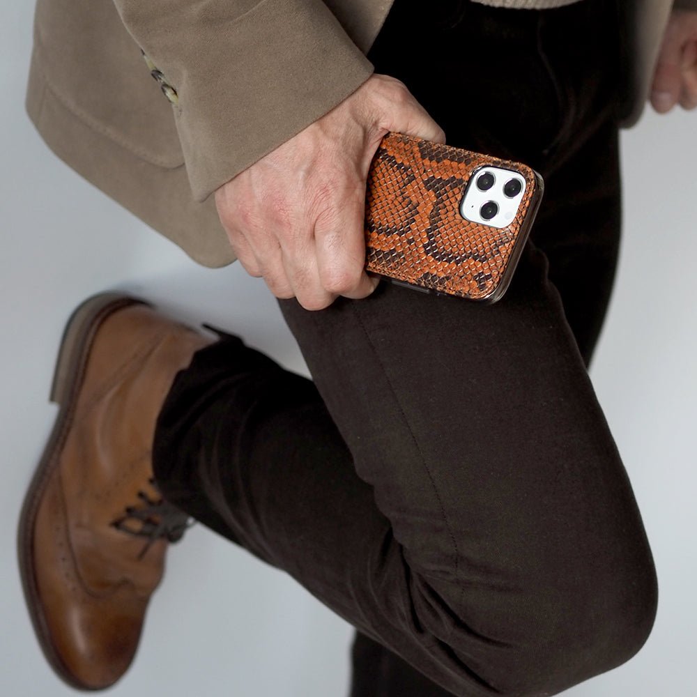 Premium Python Case iPhone 13 mini Gold | Marcel Robert - 2