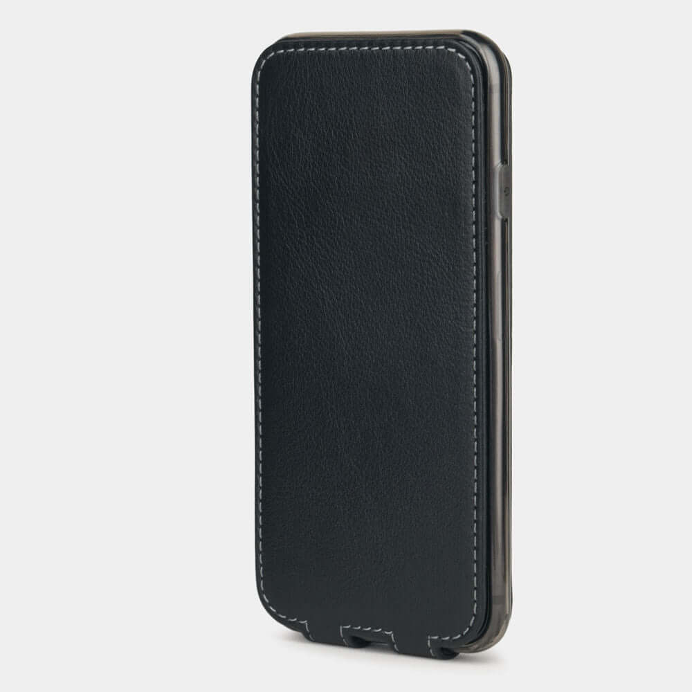 Premium Leather Case iPhone SE Black | Marcel Robert - 2