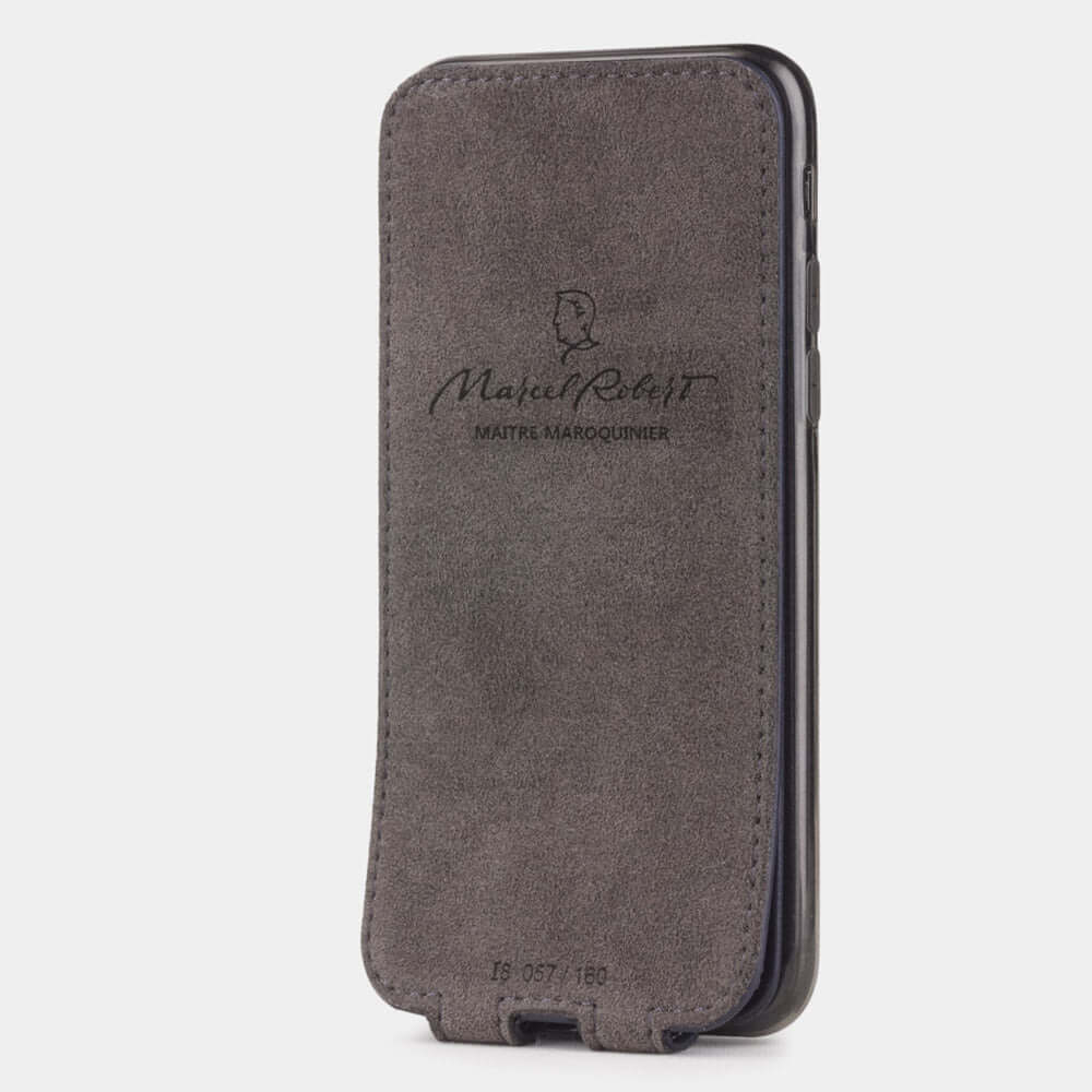 Premium Leather Case iPhone SE Blue Indigo | Marcel Robert - 3