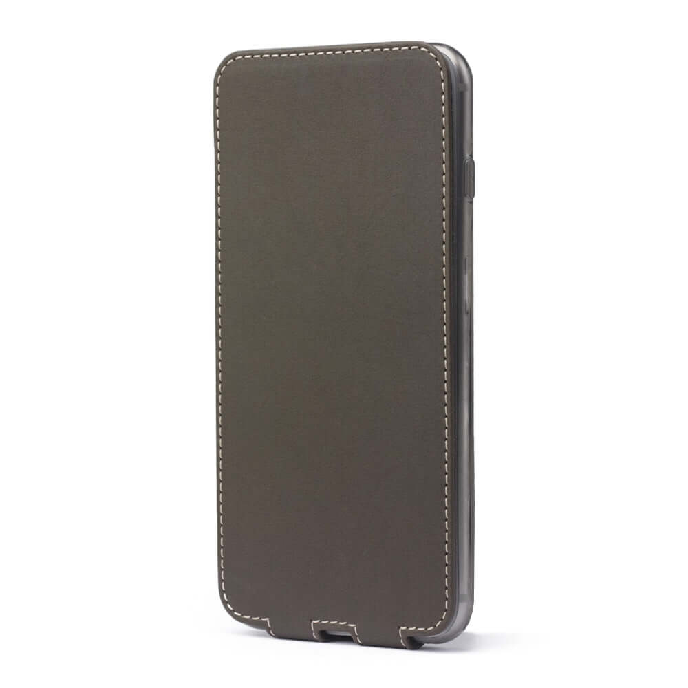 Premium Leather Case iPhone SE Khaki Green | Marcel Robert - 2
