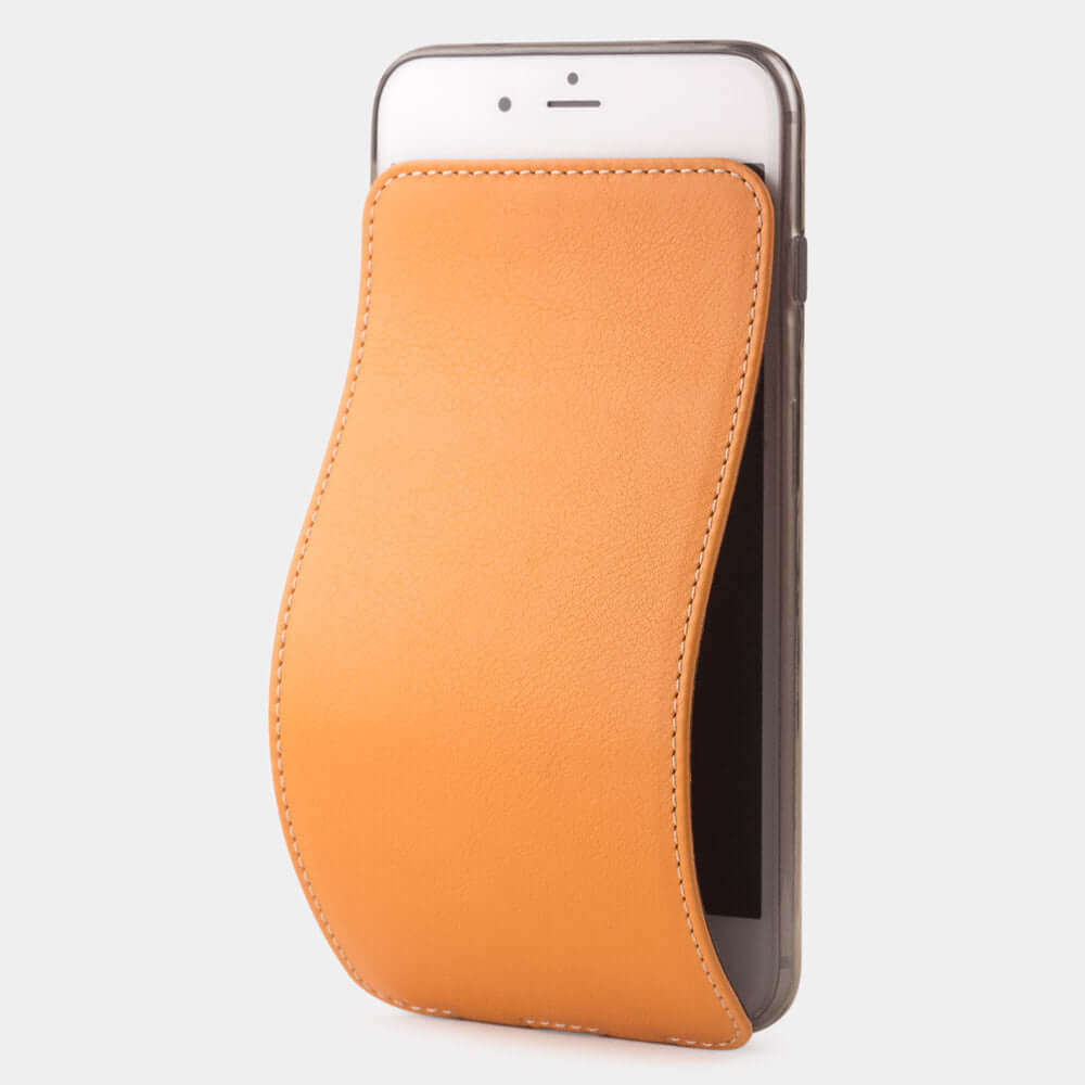 Premium Leather Case iPhone SE Gold | Marcel Robert - 0