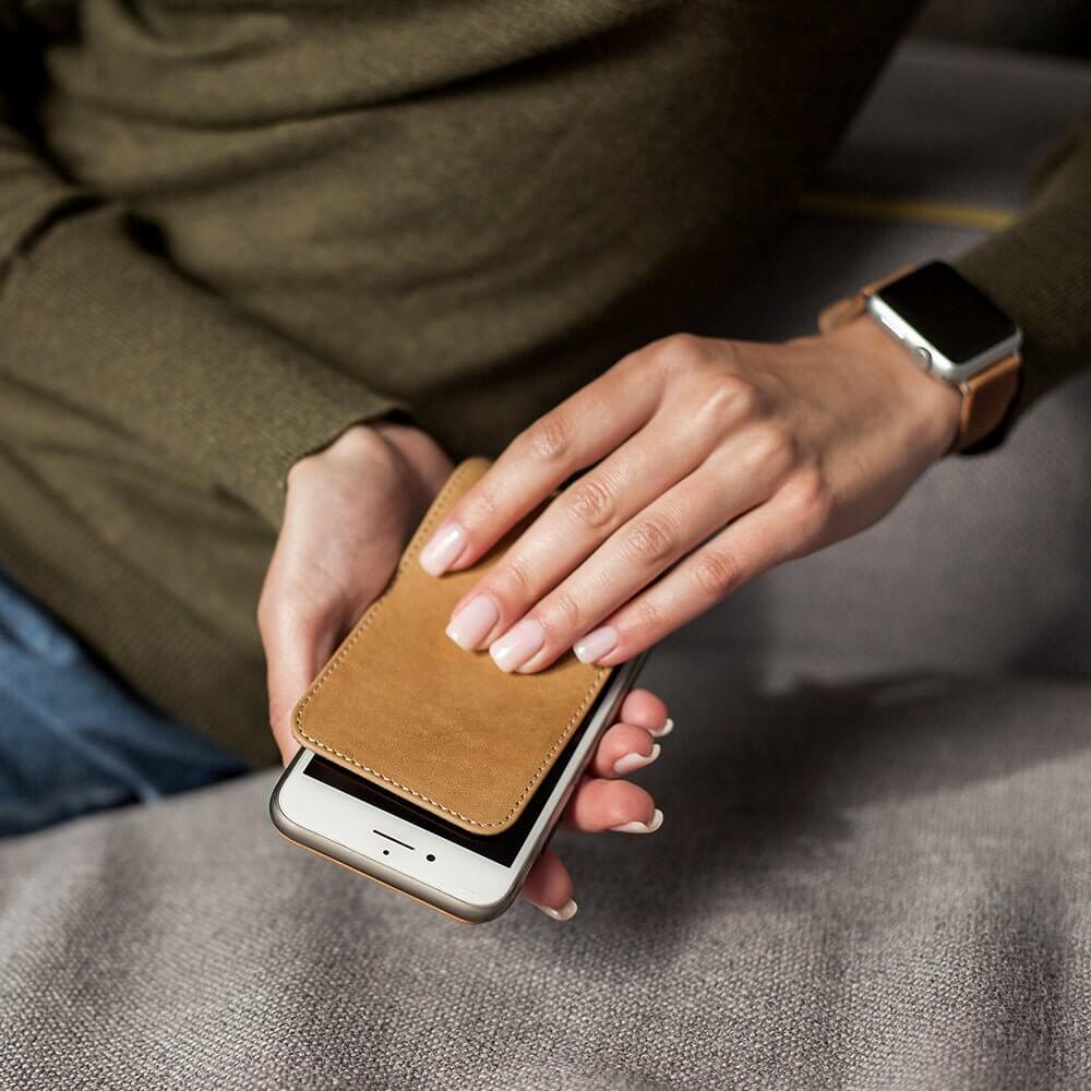 Leather Case iPhone SE Brown Vintage | Marcel Robert - 3