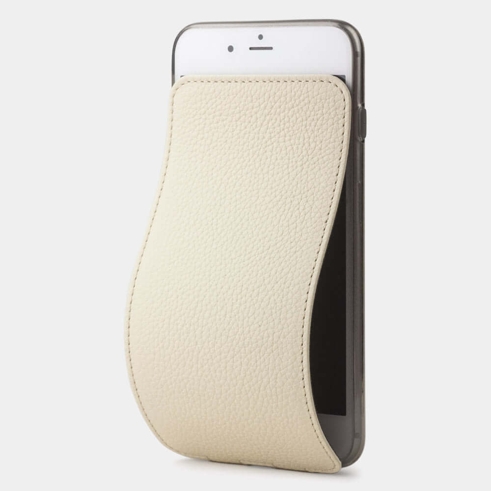 Premium Leather Case iPhone SE White | Marcel Robert - 0