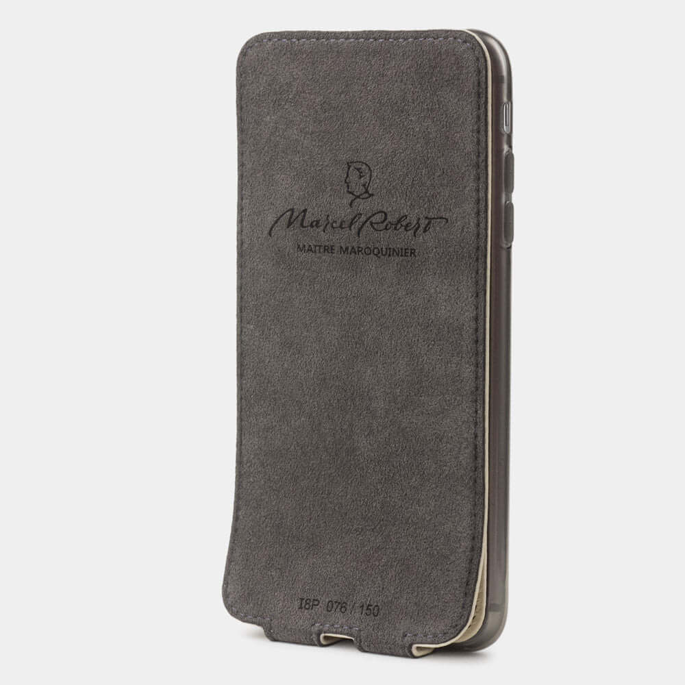 Premium Leather Case iPhone SE White | Marcel Robert - 3