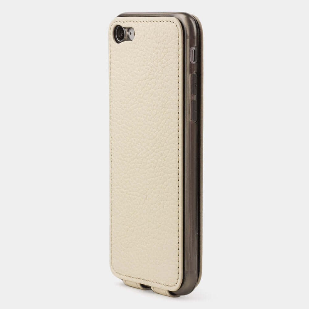 Premium Leather Case iPhone SE White | Marcel Robert - 5