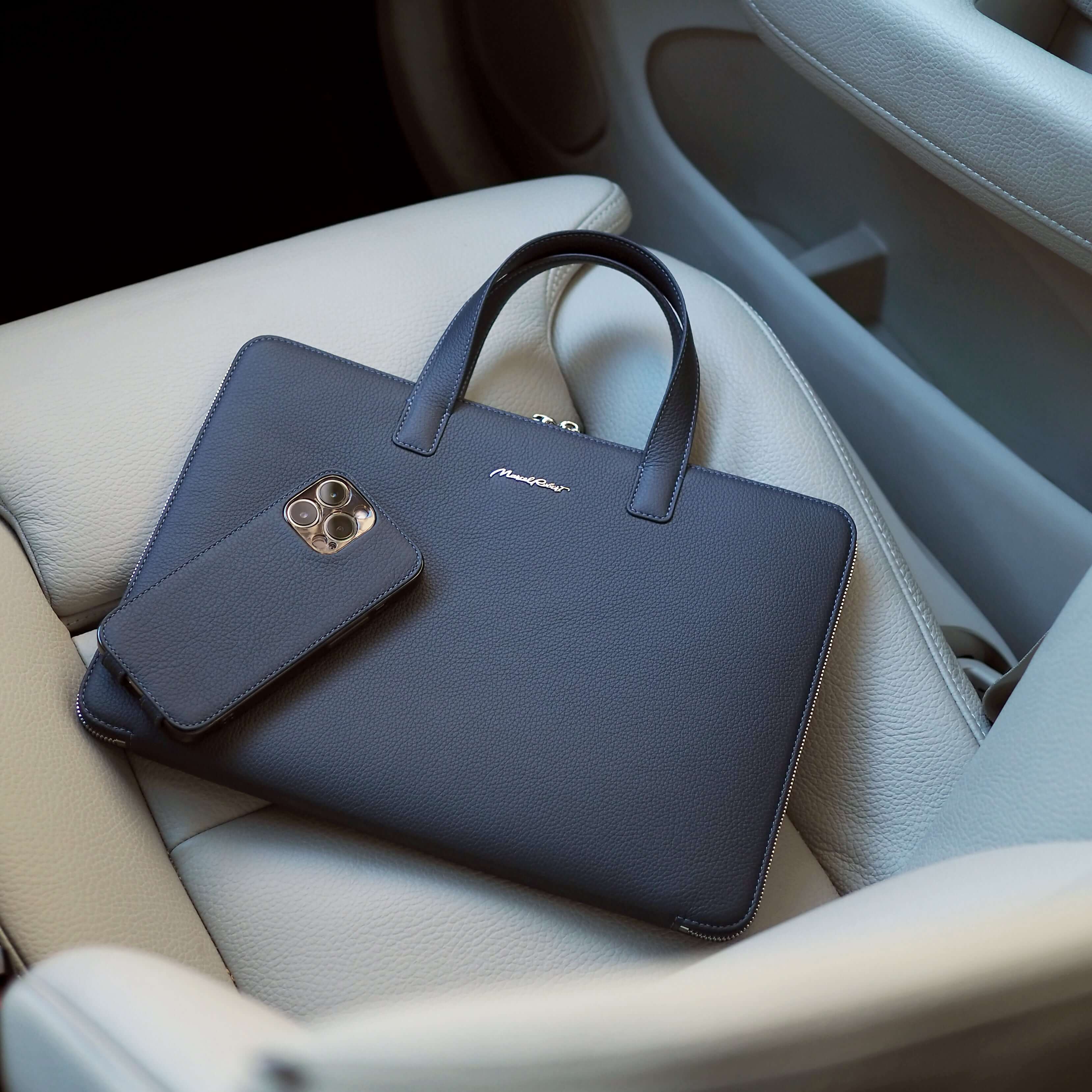 notebook bag 14'' Bocage blue | Marcel Robert