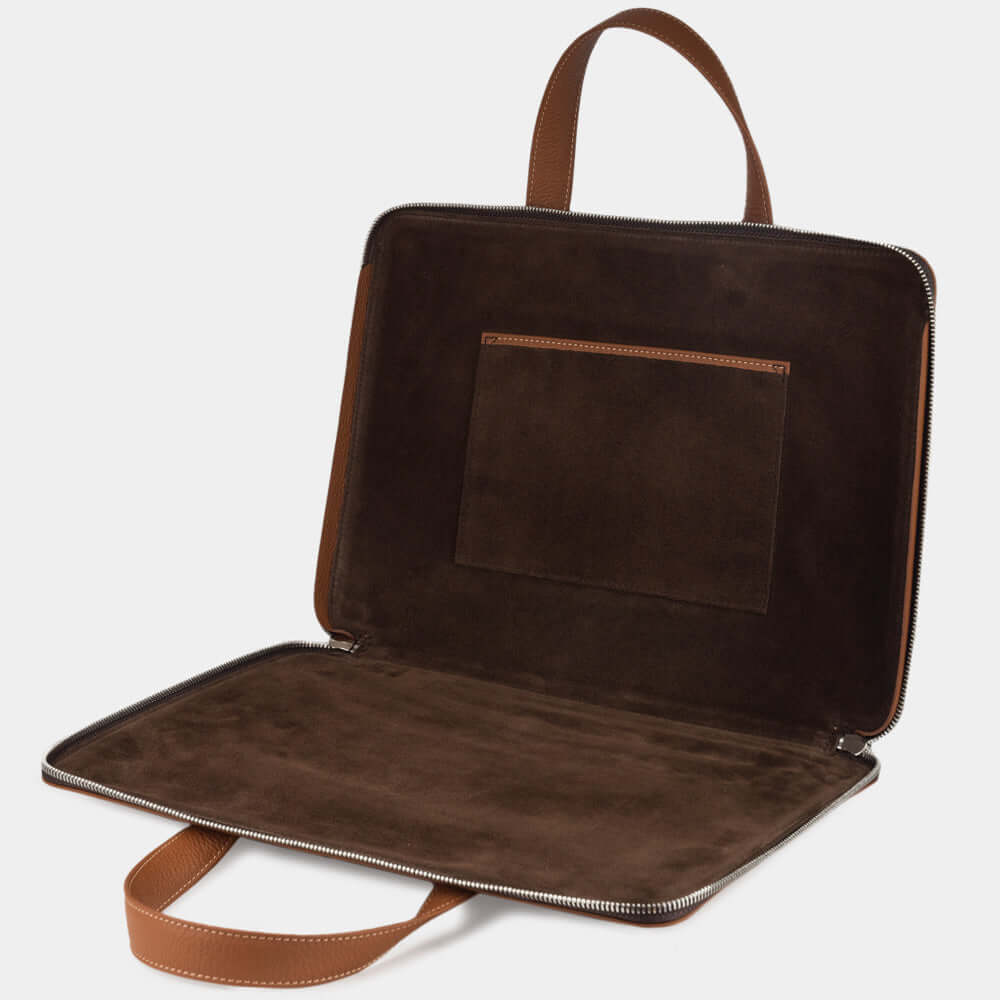 notebook bag 14'' Bocage with pockets gold
