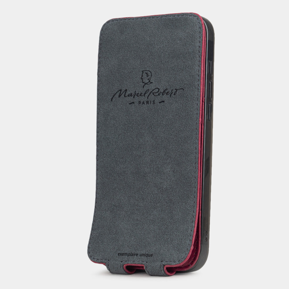 custodia iPhone 16 pro struzzo rosa