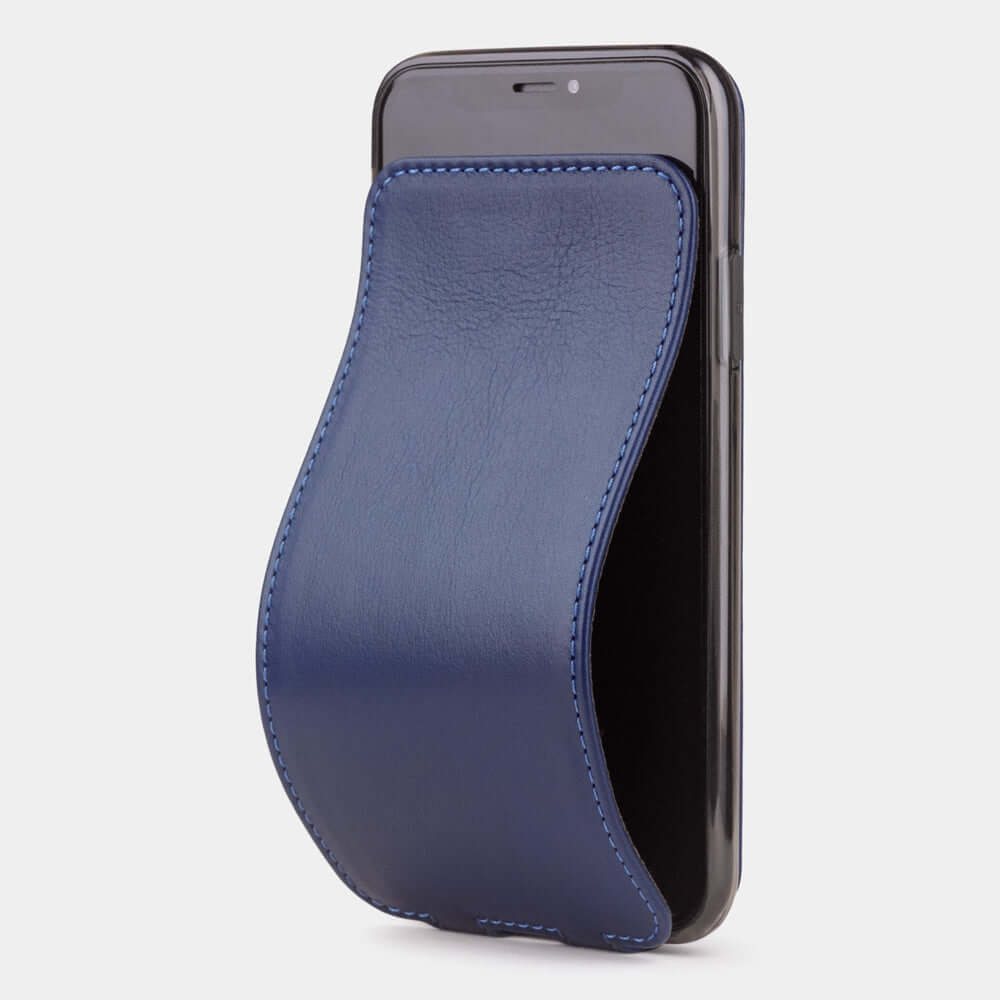 Leather Case for iPhone X/XS in Blue | Marcel Robert - 0