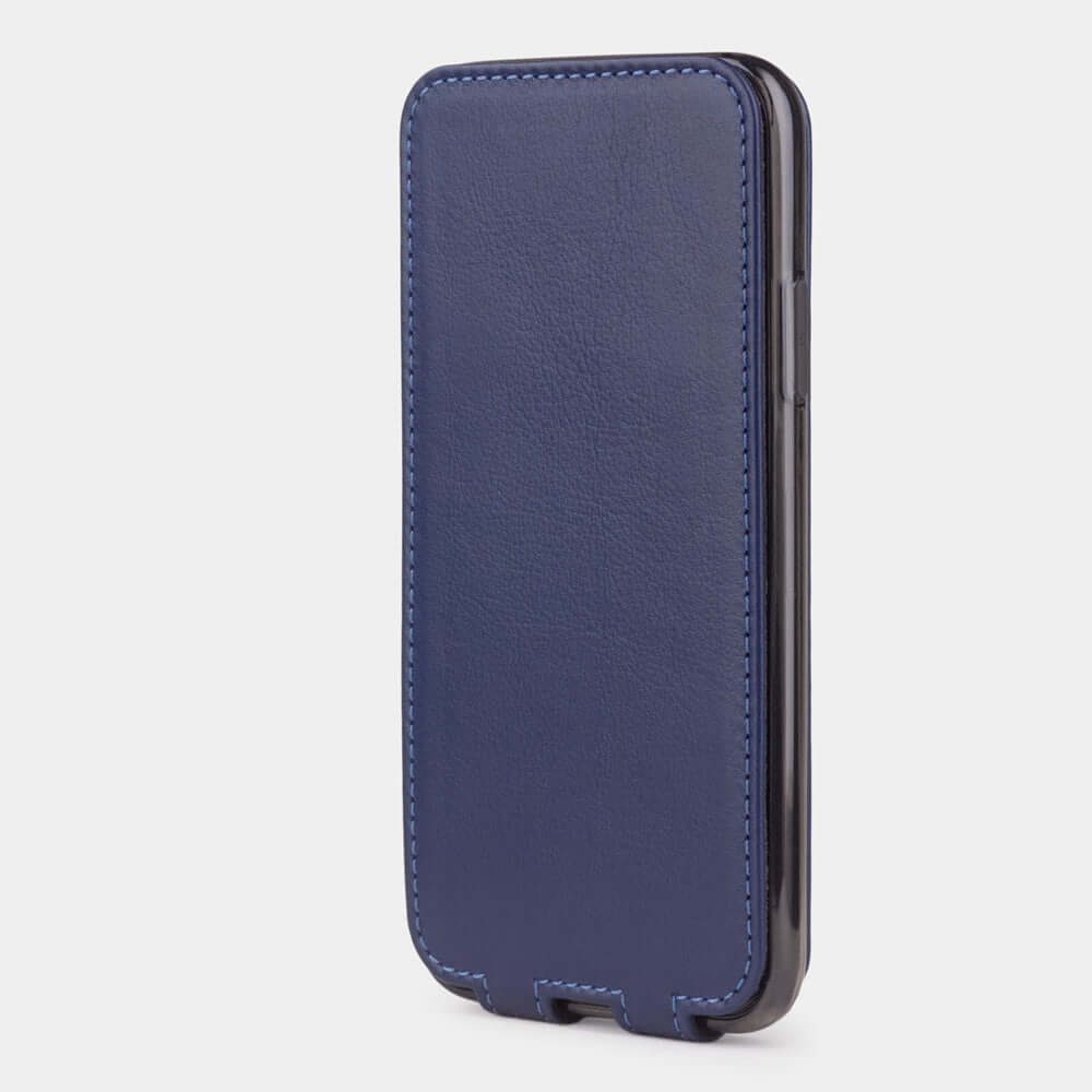Leather Case for iPhone X/XS in Blue | Marcel Robert - 3