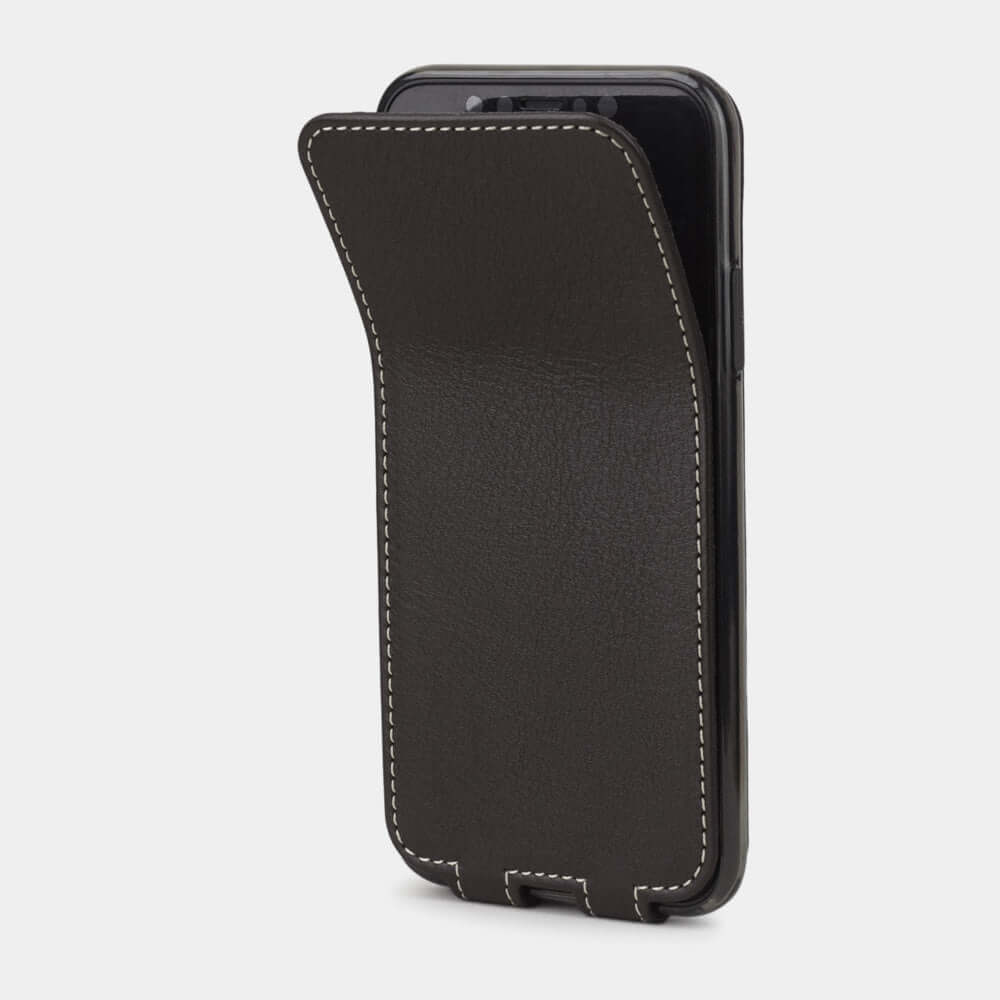 Premium Leather Case iPhone X/XS Brown | Marcel Robert - 1