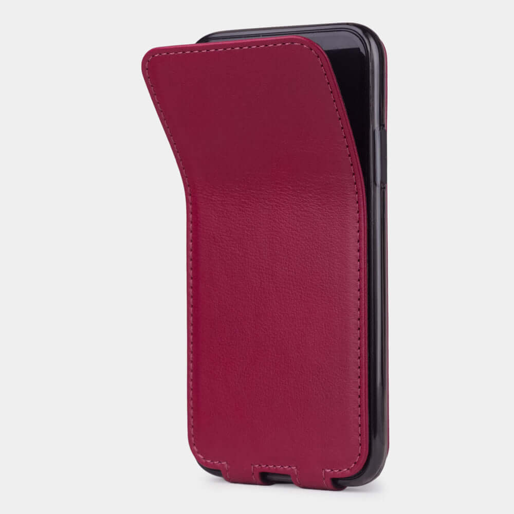 Leather Case for iPhone X/XS Rose Fushia | Marcel Robert - 2