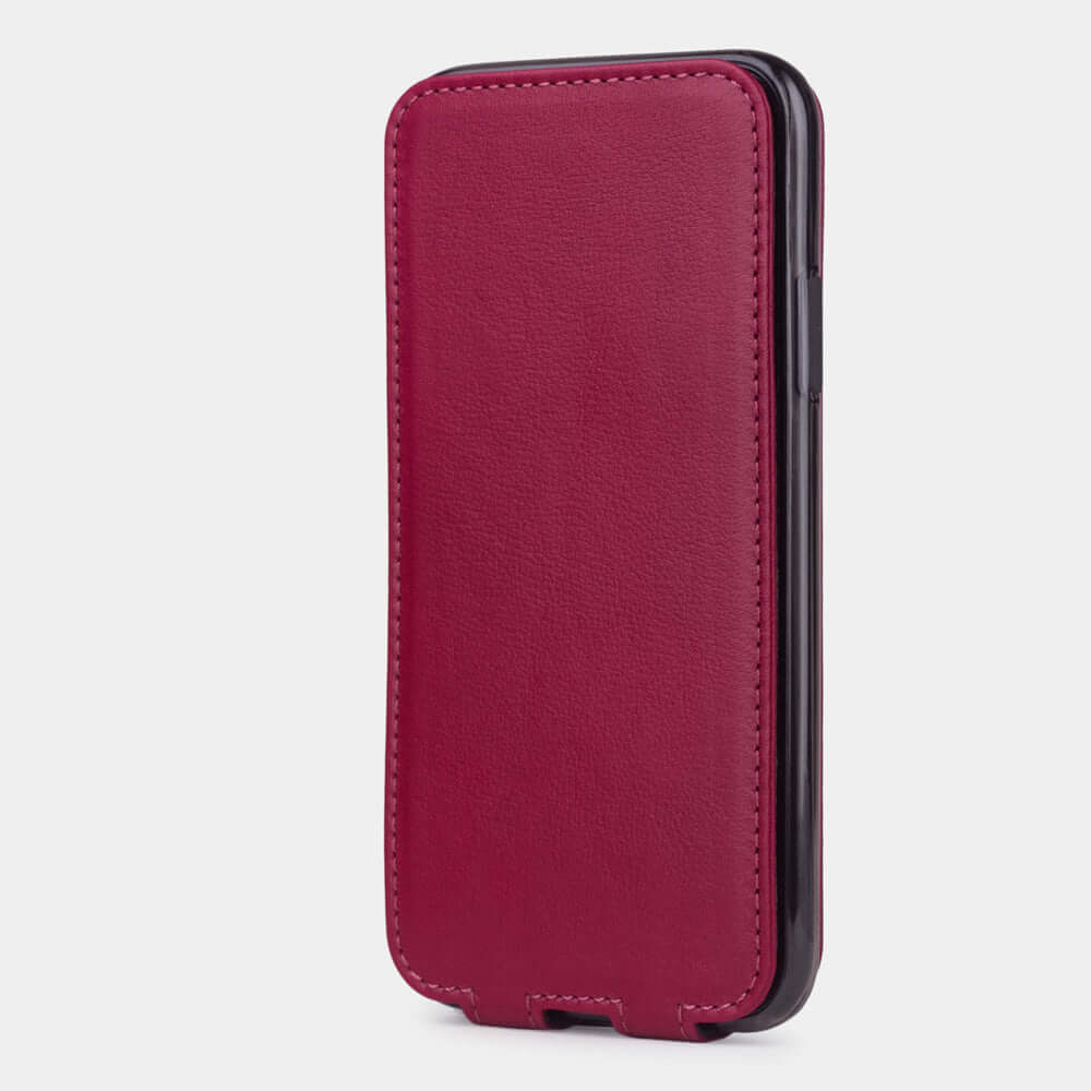 Leather Case for iPhone X/XS Rose Fushia | Marcel Robert - 3