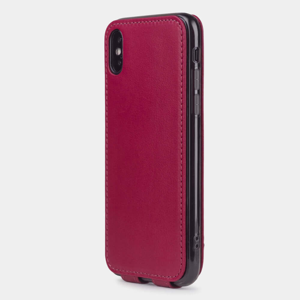 Leather Case for iPhone X/XS Rose Fushia | Marcel Robert - 6