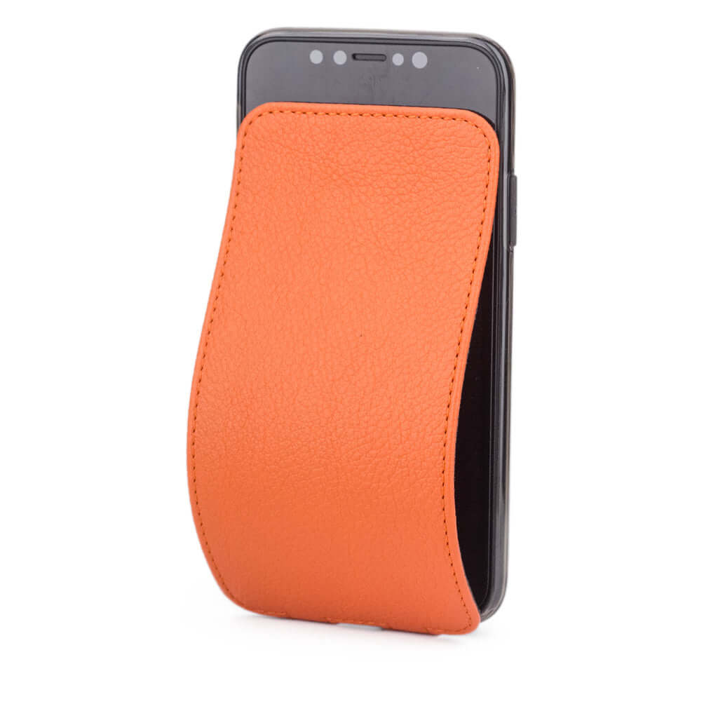 Leather Case iPhone X/XS Bright Orange | Marcel Robert - 0