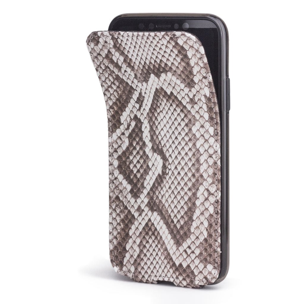 Natural Python Leather Case iPhone X/XS | Marcel Robert - 1