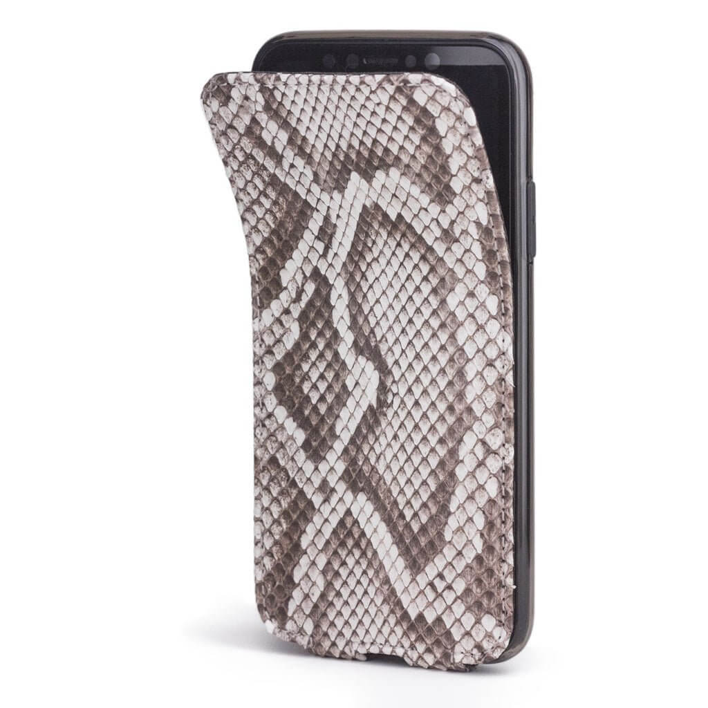 Natural Python Leather Case iPhone X/XS | Marcel Robert - 1