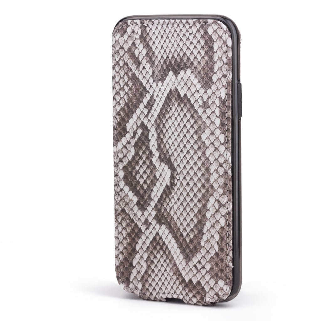 Natural Python Leather Case iPhone X/XS | Marcel Robert - 3