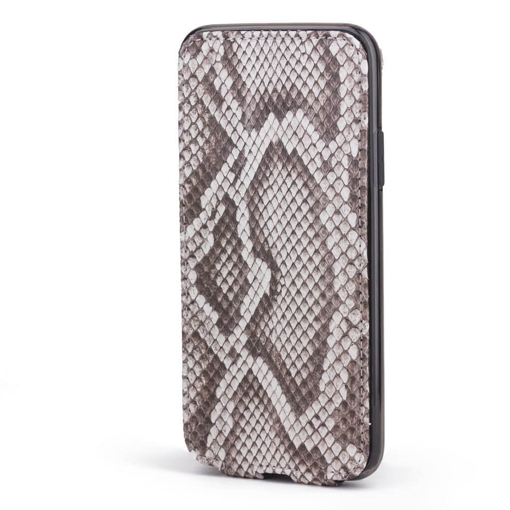 Natural Python Leather Case iPhone X/XS | Marcel Robert - 3