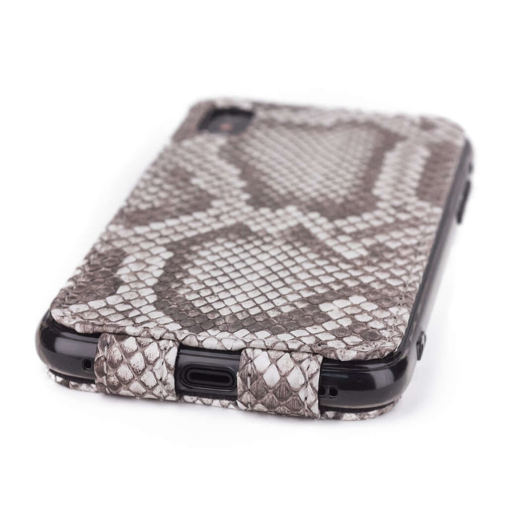 Natural Python Leather Case iPhone X/XS | Marcel Robert - 6
