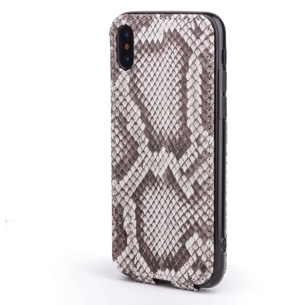 Natural Python Leather Case iPhone X/XS | Marcel Robert - 7