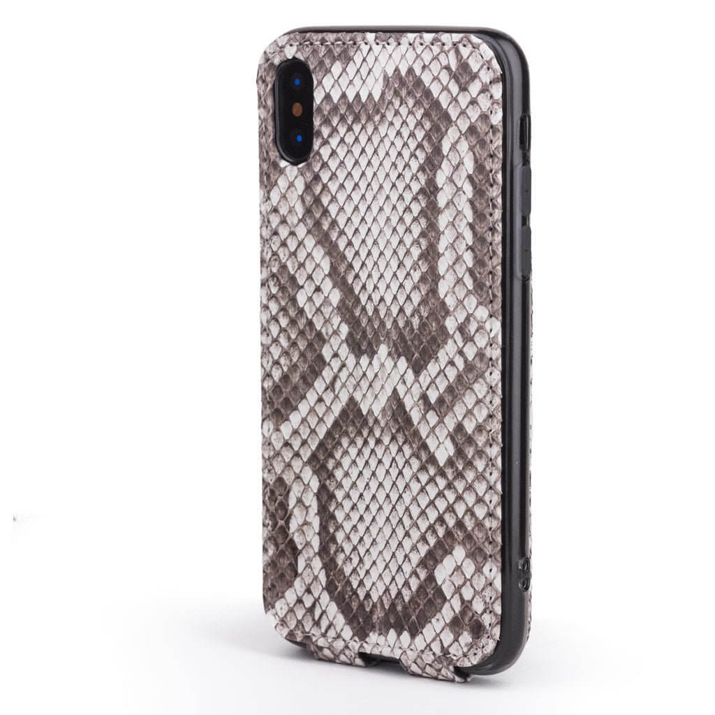 Natural Python Leather Case iPhone X/XS | Marcel Robert - 7