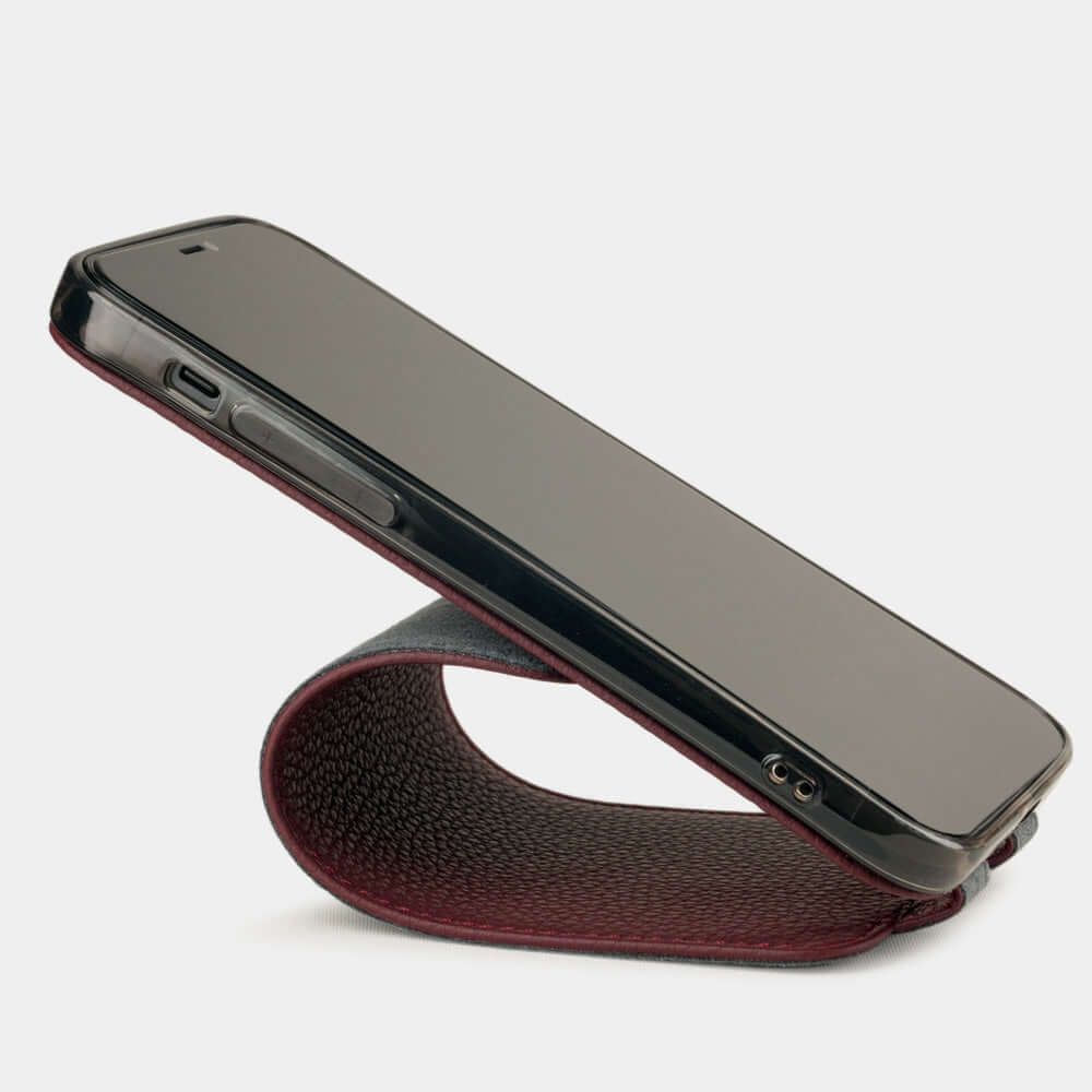 Premium Leather Case iPhone 12 mini Bordeaux | Marcel Robert - 7