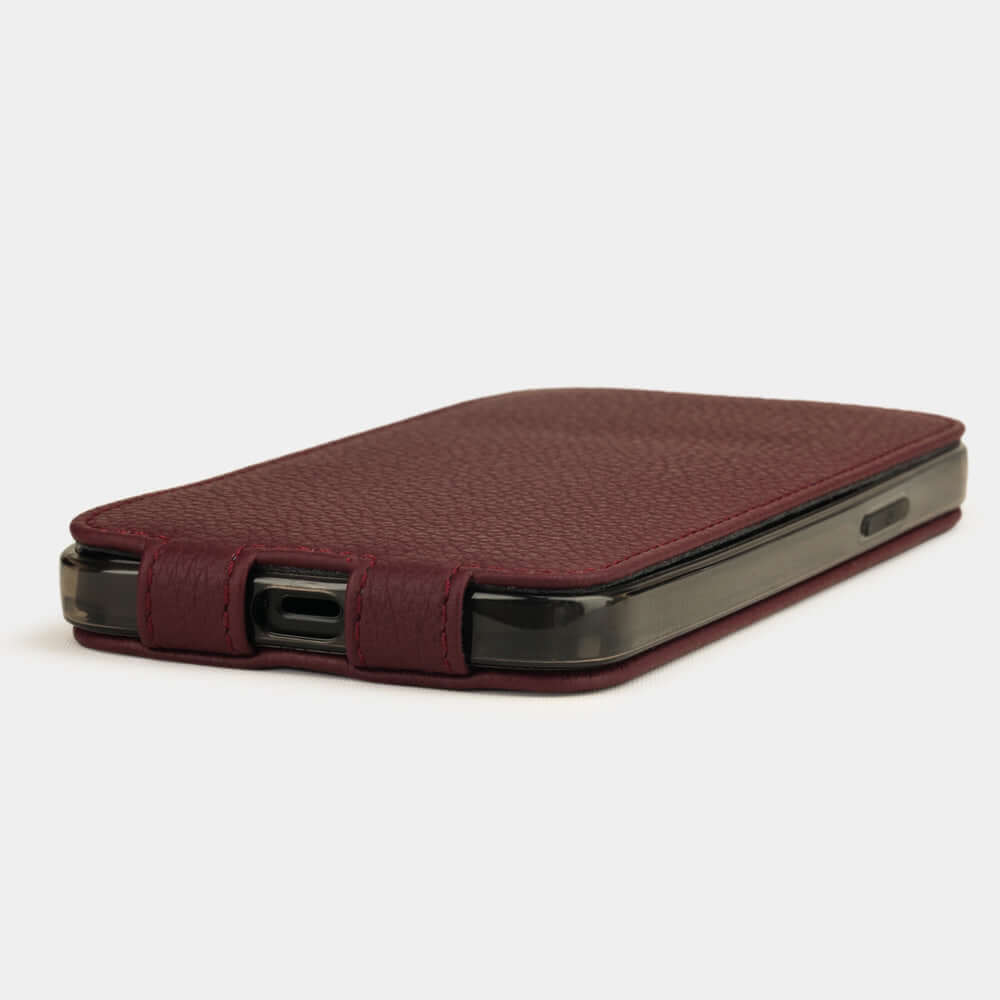 Premium Leather Case iPhone 12 mini Bordeaux | Marcel Robert - 5