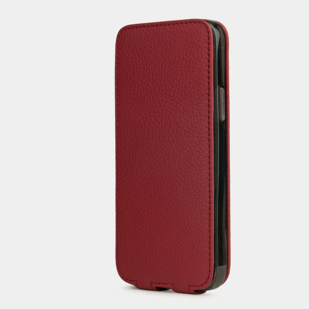 Premium Leather Case iPhone 12 mini Cherry | Marcel Robert - 2