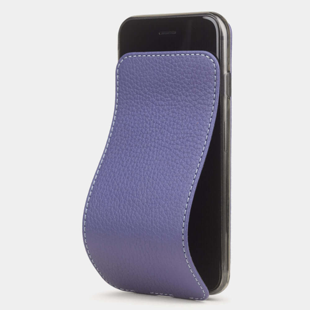 Leather Case iPhone SE 2020 Purple | Marcel Robert - 0