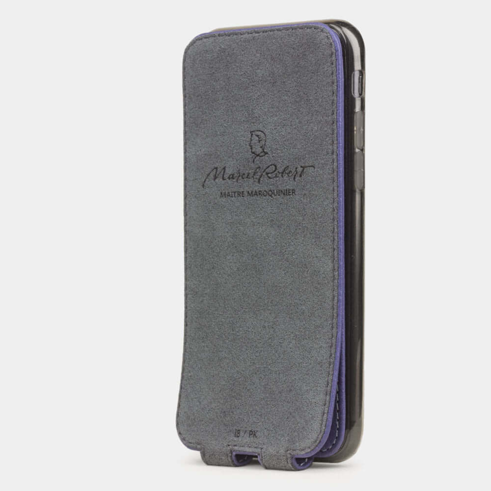 Leather Case iPhone SE 2020 Purple | Marcel Robert - 3