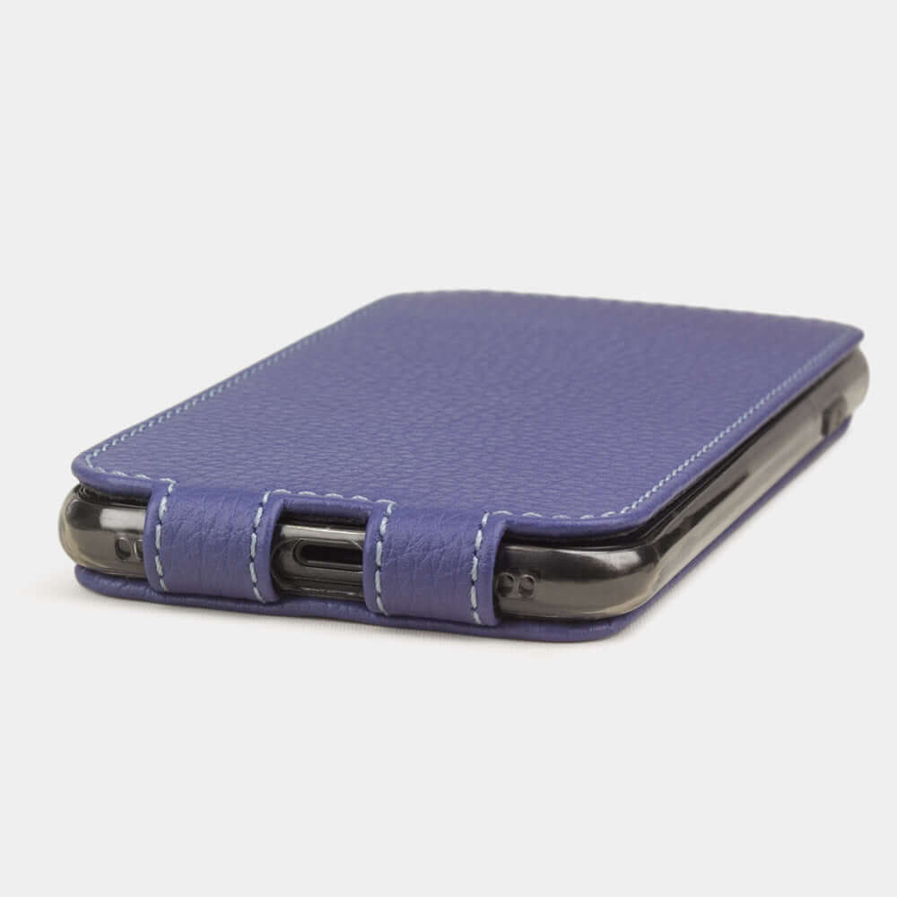 Leather Case iPhone SE 2020 Purple | Marcel Robert - 4