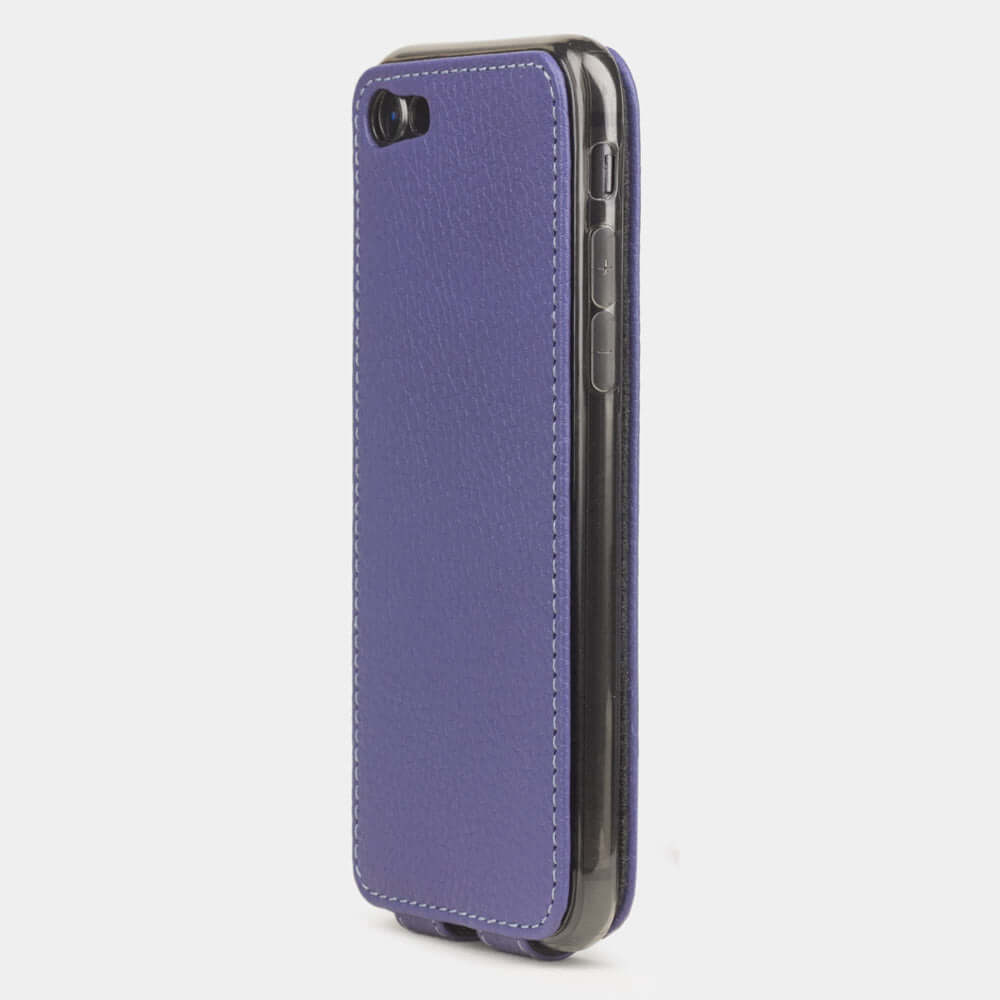 Leather Case iPhone SE 2020 Purple | Marcel Robert - 5