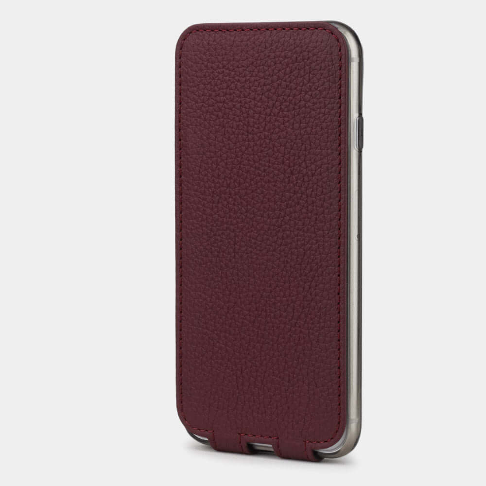 Premium Leather Case iPhone SE 2020 Bordeaux | Marcel Robert - 2
