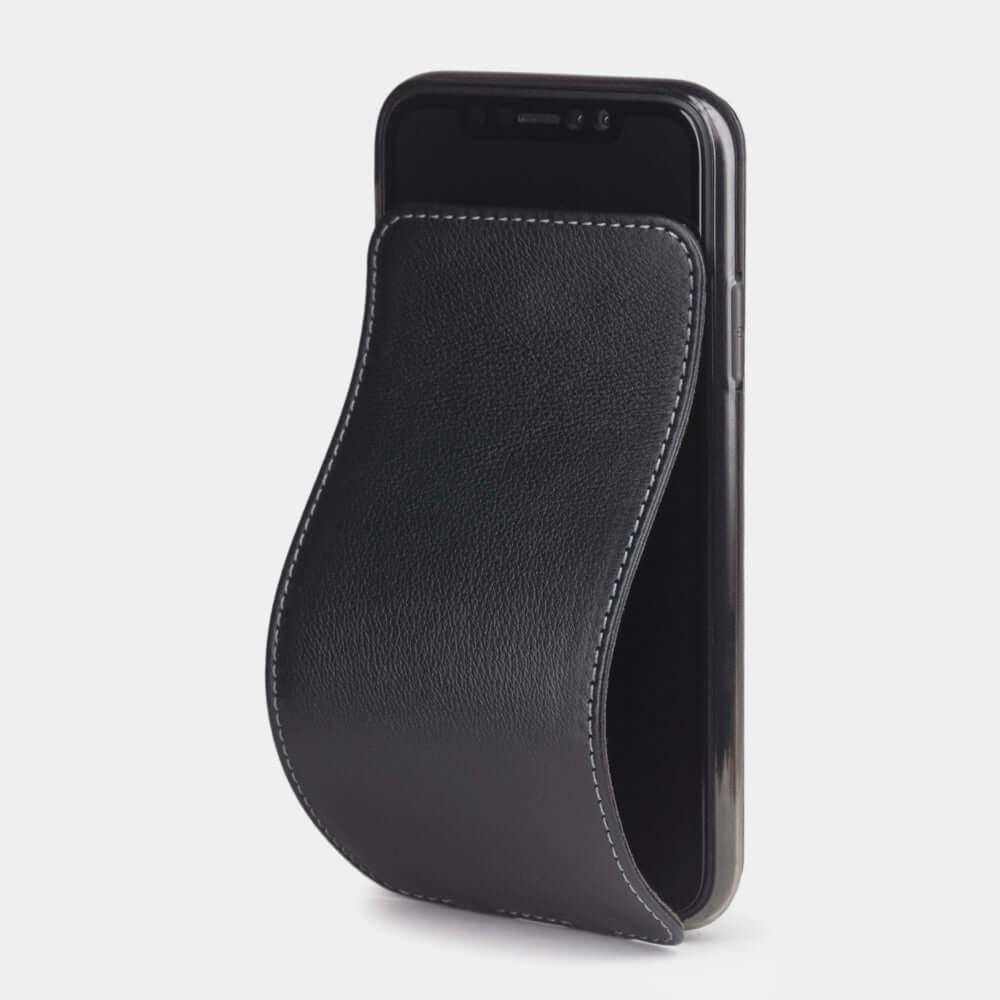 Calf Leather Case iPhone XR Black | Marcel Robert - 0