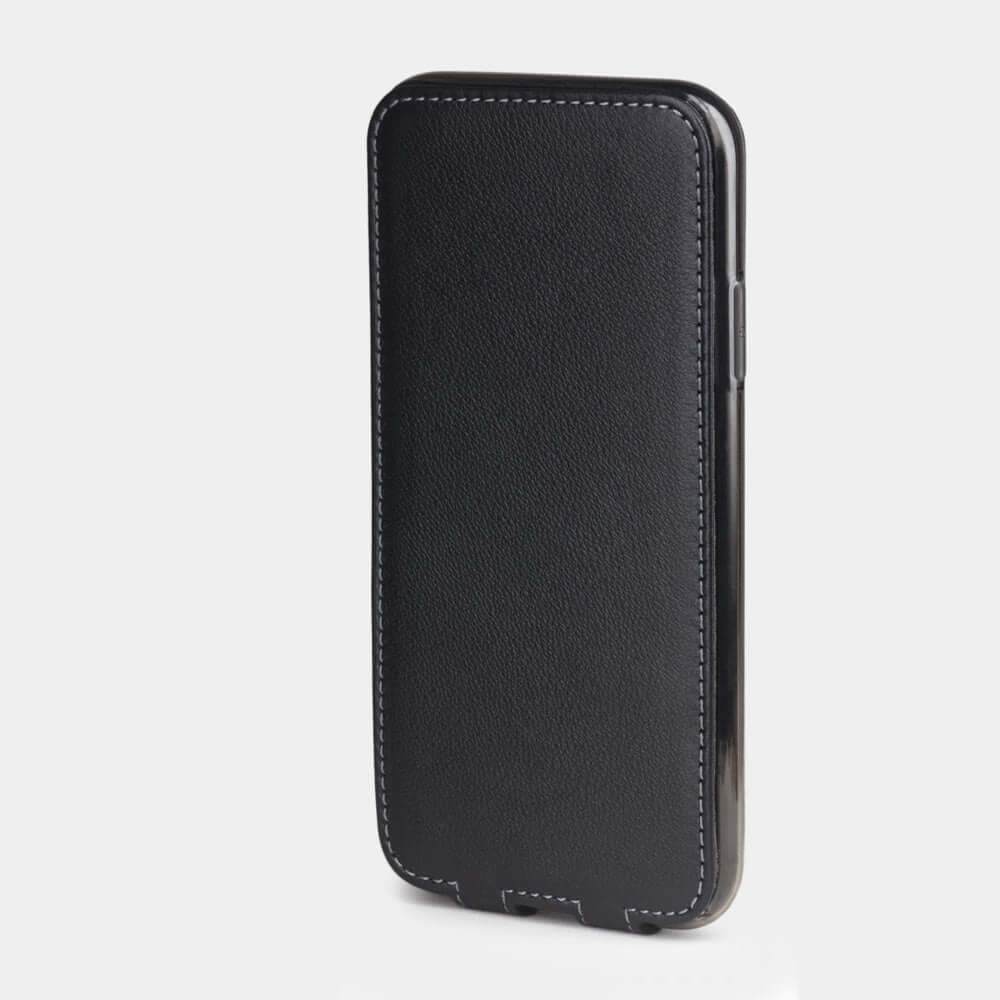 Calf Leather Case iPhone XR Black | Marcel Robert - 3