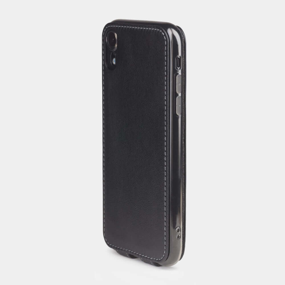 Calf Leather Case iPhone XR Black | Marcel Robert - 6